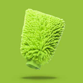 Chenille Wash Mitt Green - Fresh Chameleon 