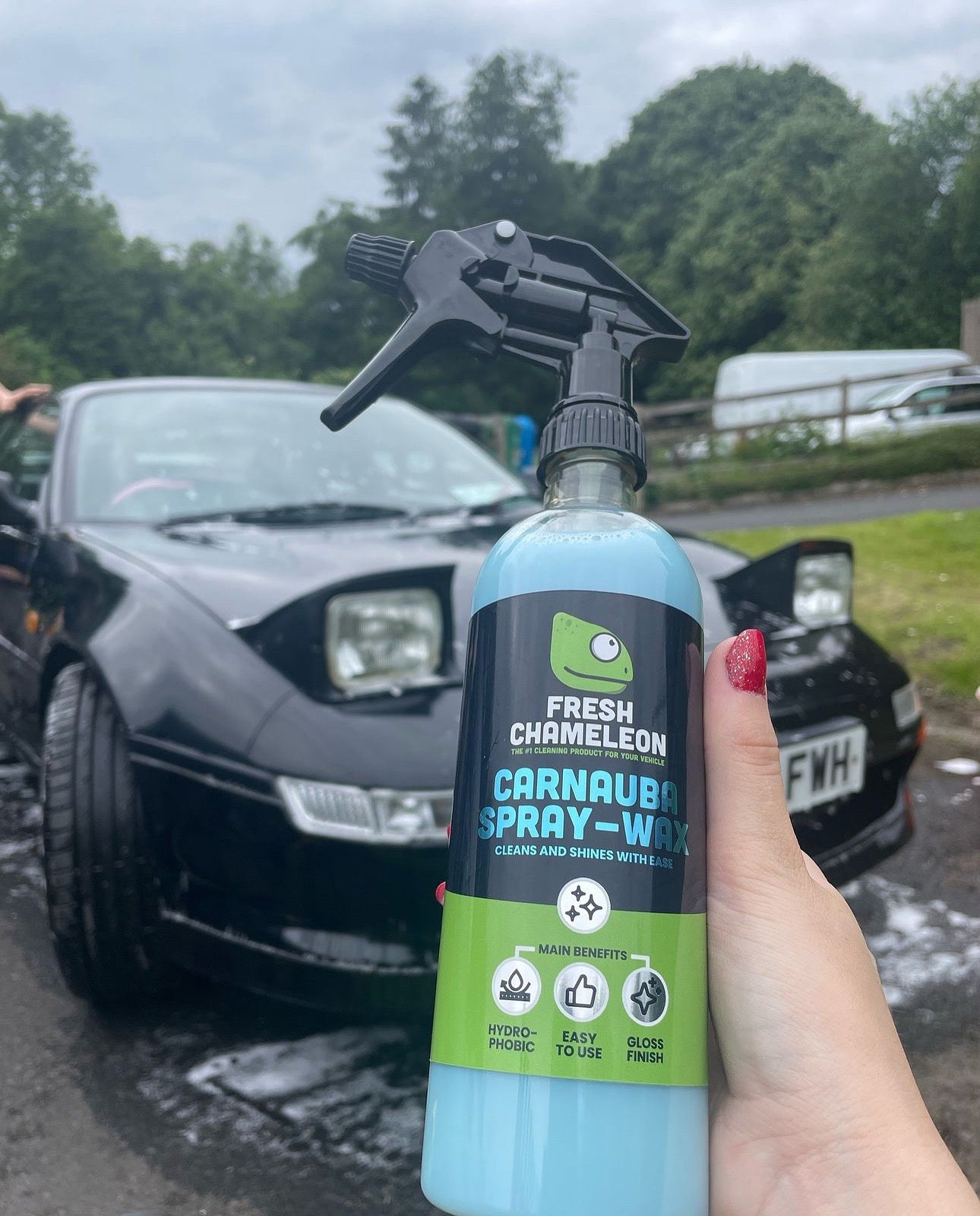 Car spray wax